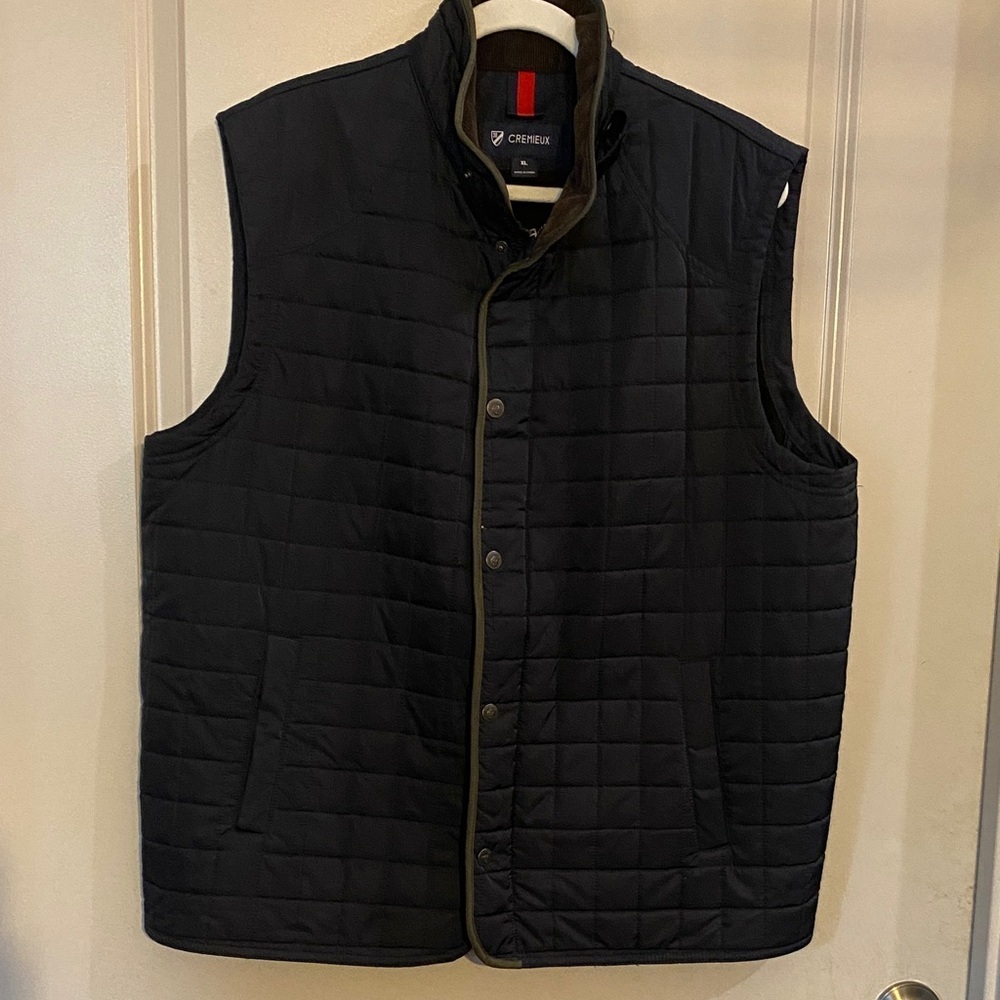 Daniel Cremieux Navy Quilted Vest New